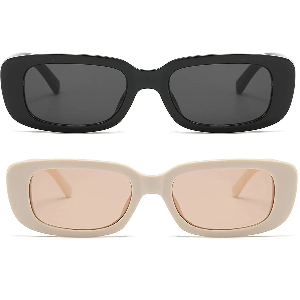 VIBE Oversized Square Sunglasses Women UV Protection Retro