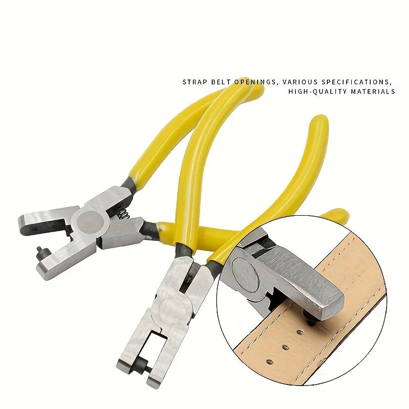 Precision 2mm Hole Punch Pliers – Carbon Steel Leather Tool
