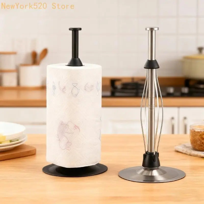 Stainless Steel Vertical Paper Towel Holder with Ratchet System