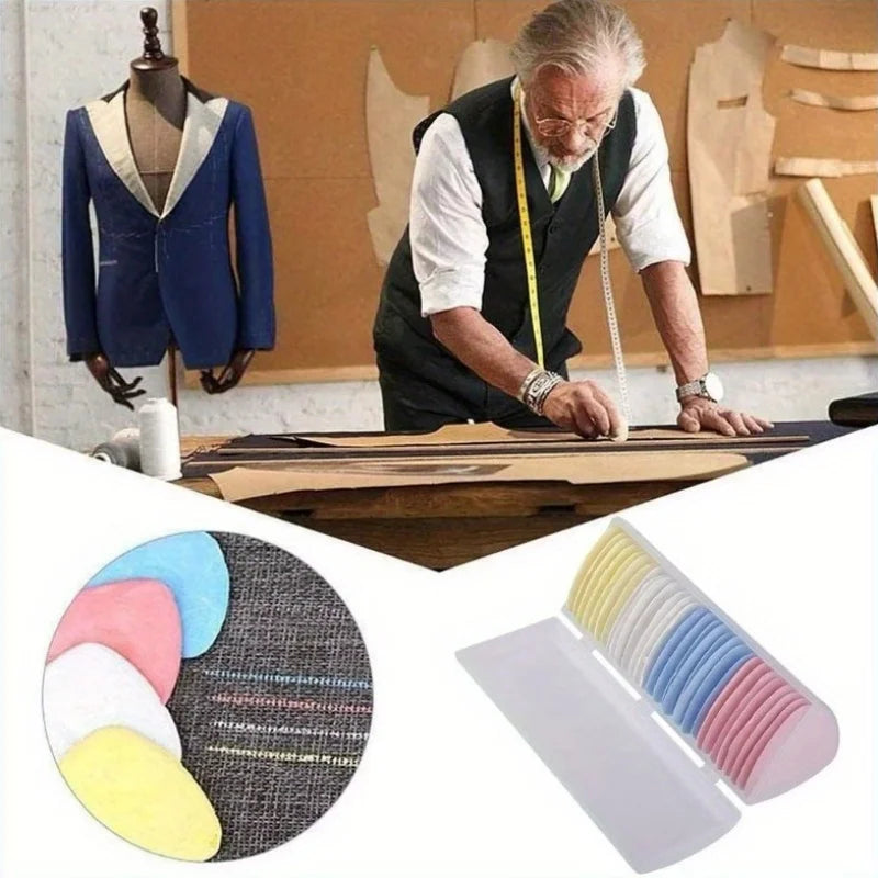 Erasable Tailor's Chalk Set – Fabric Marking for Sewing & Quilting