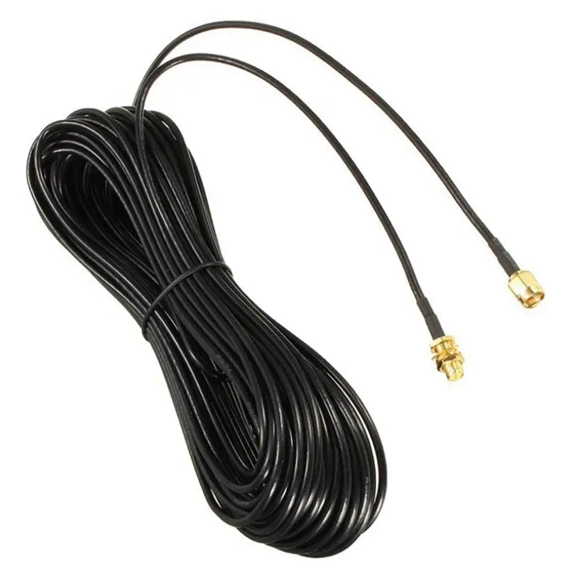 2-Pack 20M SMA Male to Female Coaxial Antenna Extension Cable