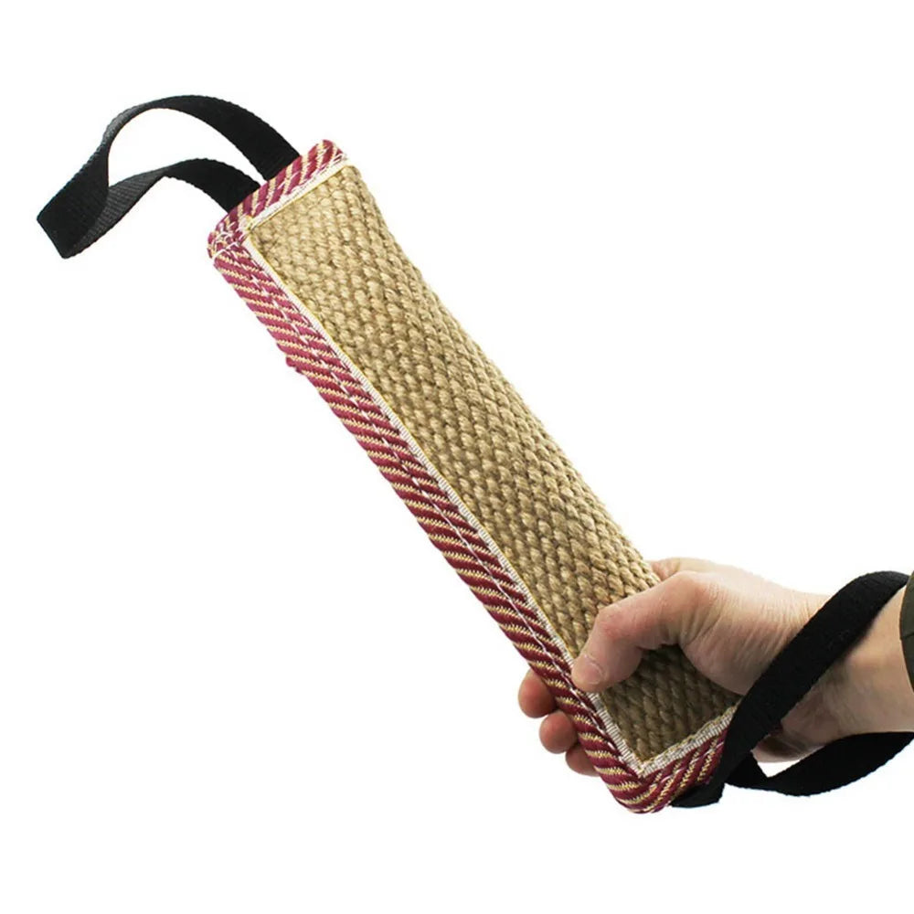 Hemp Dog Tug Toy – Tear-Resistant Chew & Training Toy