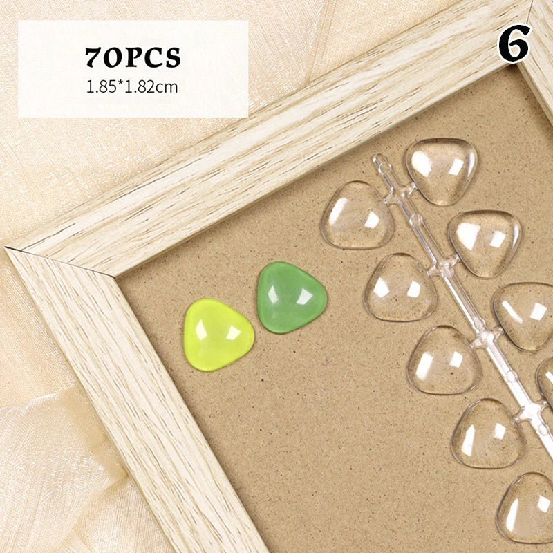 Acrylic Nail Color Card Display Tips – 70/80 Pcs Manicure