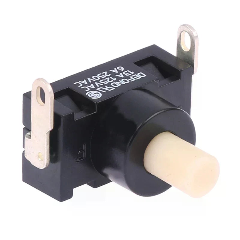 DPC-1114 Self-Locking Power Button Switch for Vacuum Cleaners 250VAC 6A