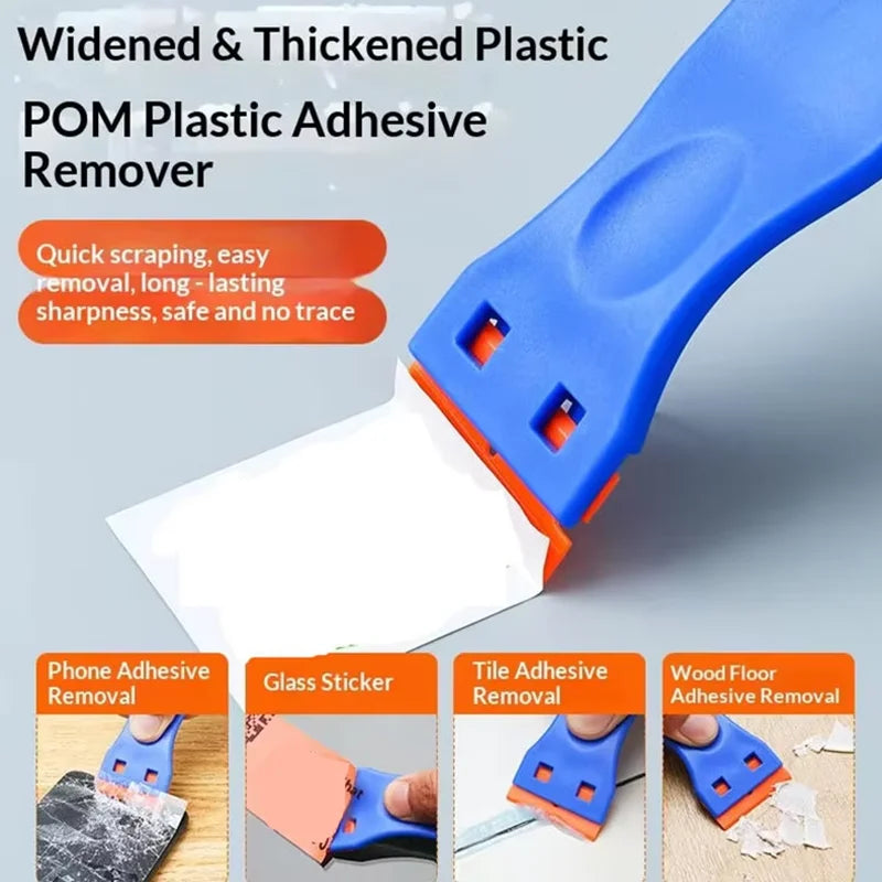 Plastic Razor Scraper – Non-Scratch Sticker & Glue Remover