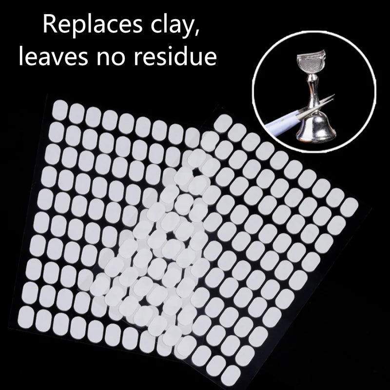 200pcs Double Sided Nail Adhesive Tape for Display Stands