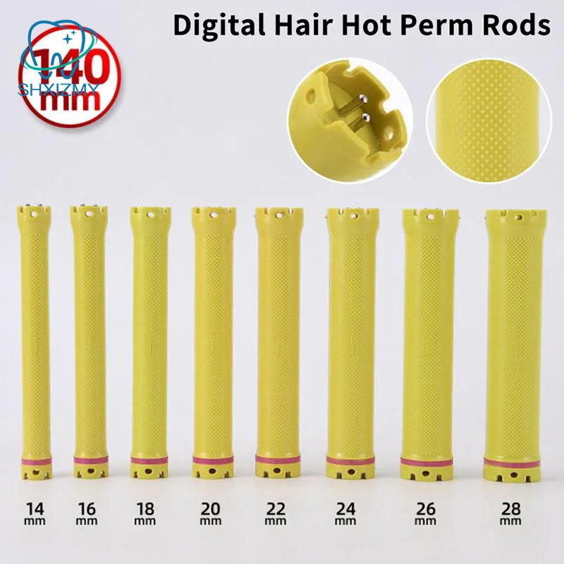 140mm 24V Digital Hot Perm Rod – French Wavy Hair Curler