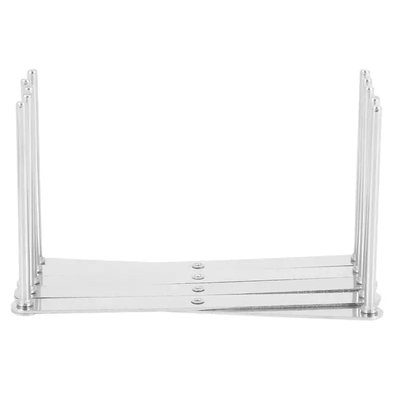 8-Pack Extendable Pot Lid Holders & Steamer Rack | Steel