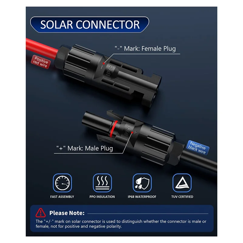 4-in-1 Solar Panel Connector Splitter – Anderson DC XT60