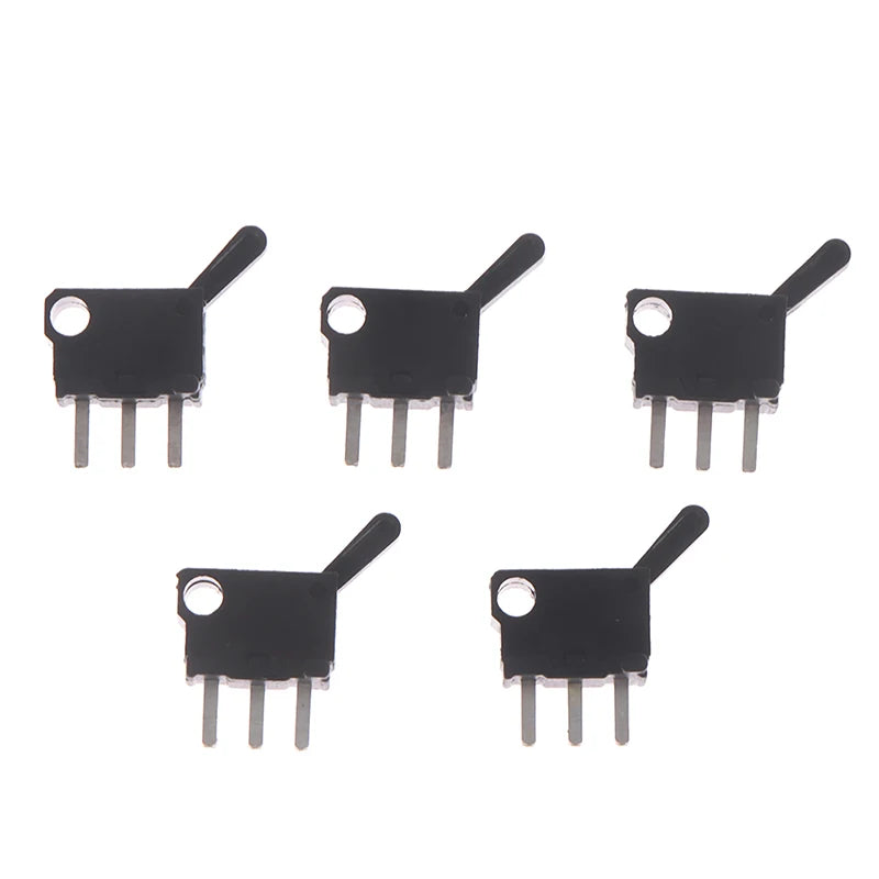10-Pack Miniature Micro Switches 3-Pin Momentary Push Button DIY