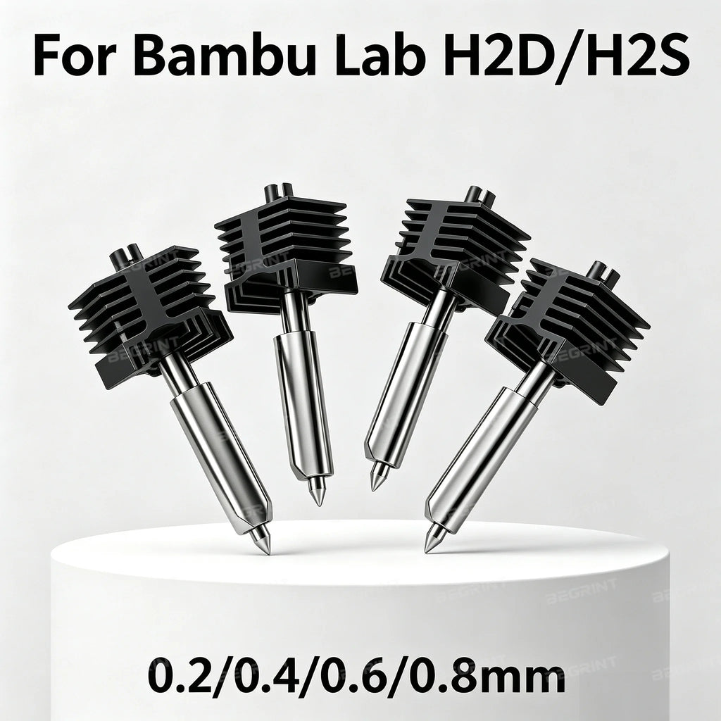 Bambu Lab H2D/H2S Hotend Suite – 0.2–0.8mm Nozzle Set