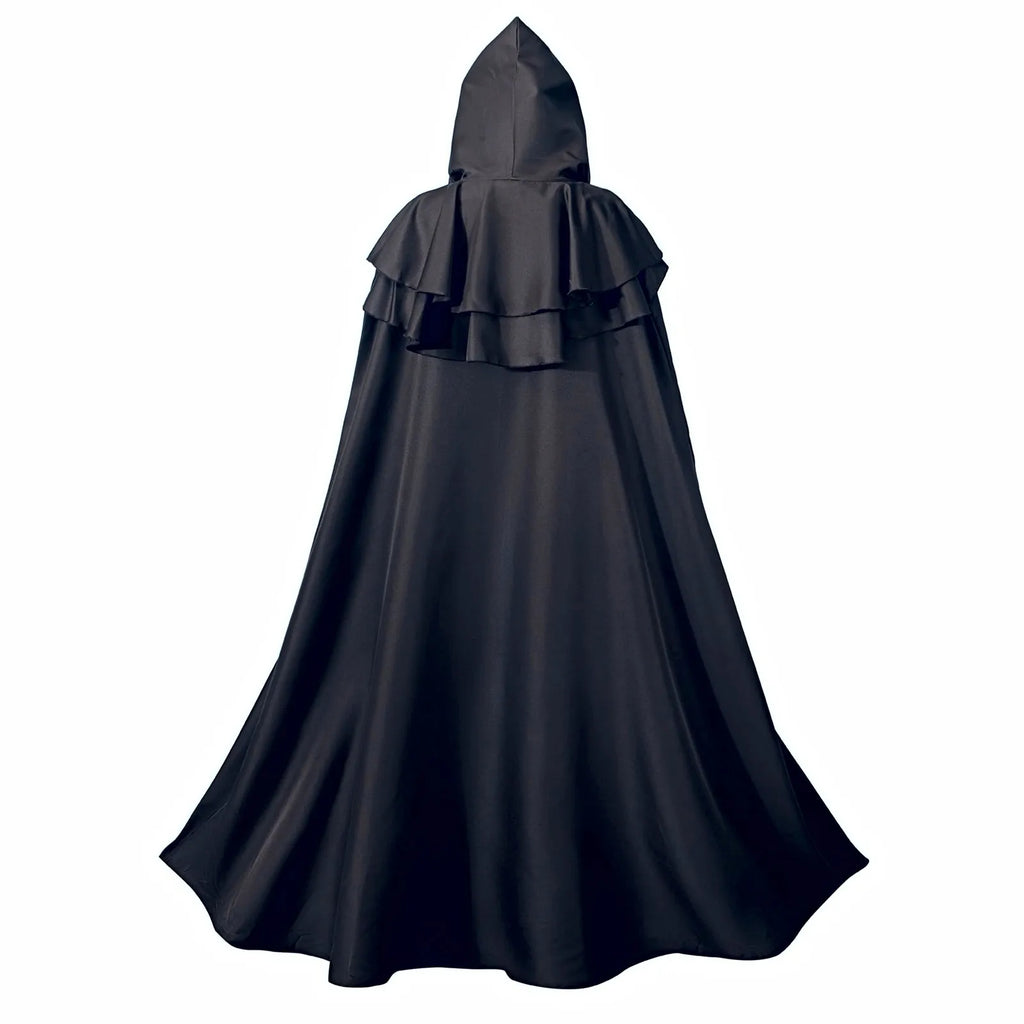 Medieval Hooded Cloak Cape | Men's Gothic Cosplay Costume Coat
