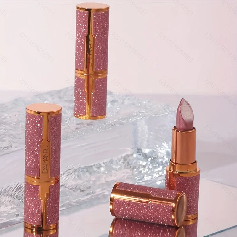 VIBE Rose Smoke Velvet Glossy Lipstick – Waterproof Shimmer
