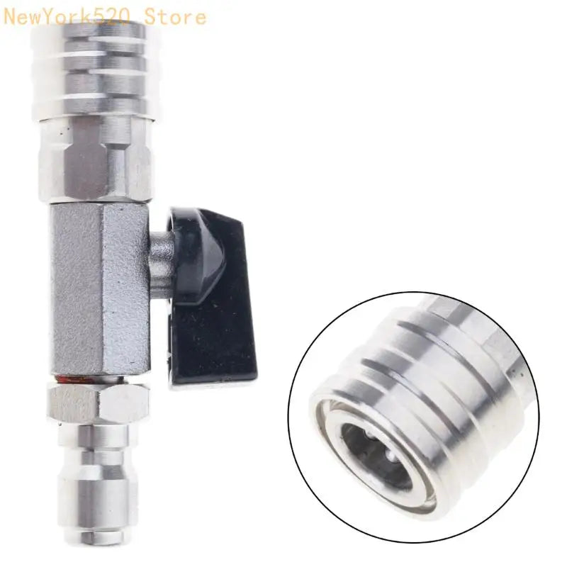Garden Hose Adapter 1/4 GHT to 3/8 Quick Connect – Stainless Steel