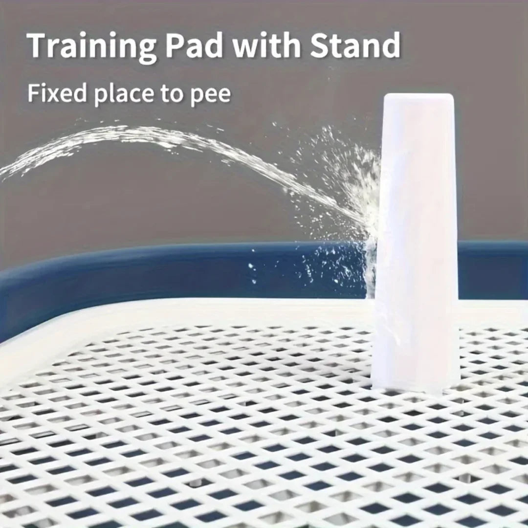 Dog Potty Training Tray with Removable Net – Reusable Pee Pad Holder