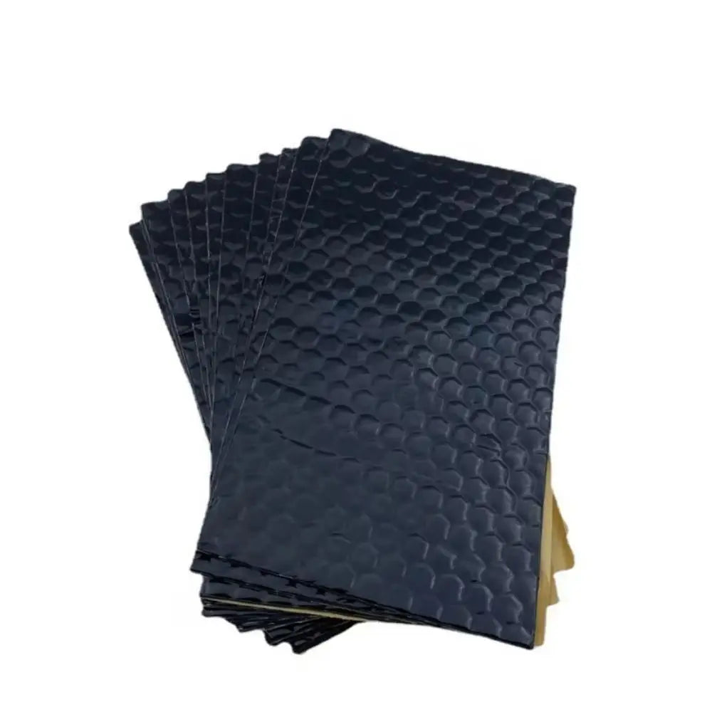 Butyl Rubber Car Sound Deadener Mat 20x10cm Aluminum Foil