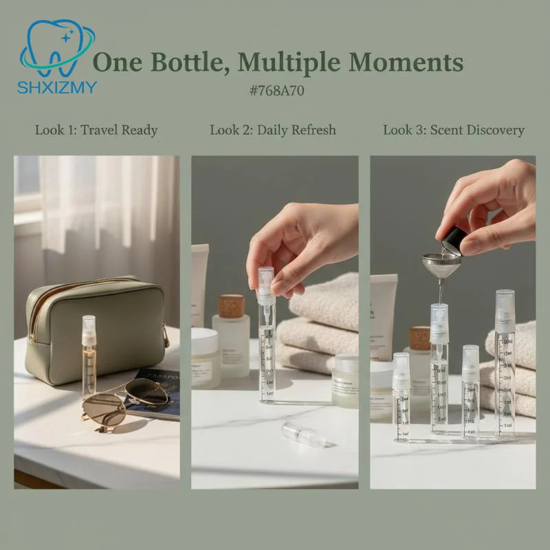 Mini Refillable Perfume Atomizer – Leakproof Travel Spray Bottle