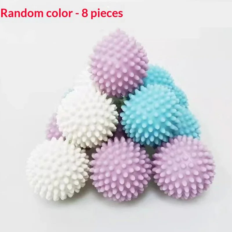 Reusable Laundry Dryer Balls – Anti-Tangle Fabric Softener 4/8 Pack
