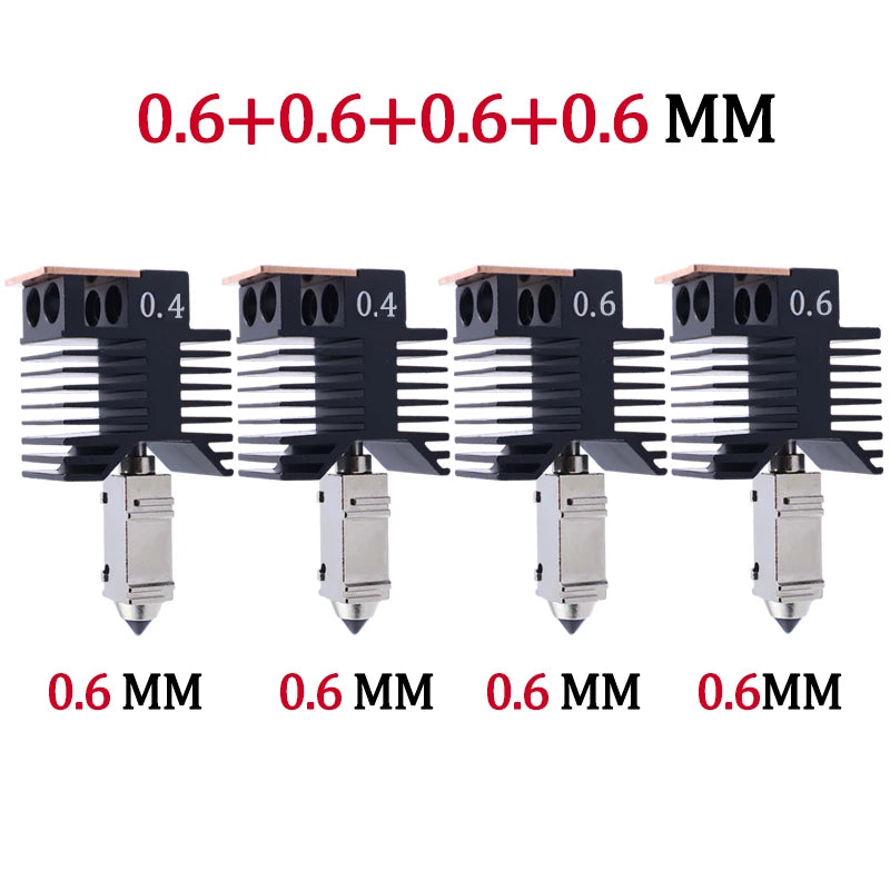 Upgraded Hotend Kit for Snapmaker U1 – Ceramic Block Plug & Play