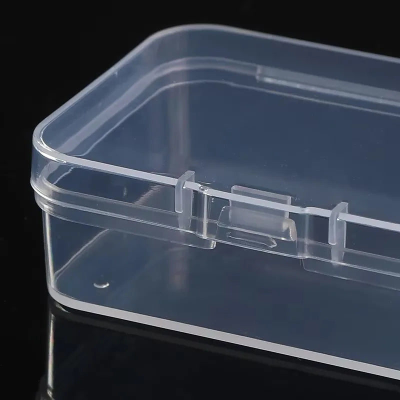 5/10 Pack Clear Mini PP Storage Boxes – Jewelry, Cards & Screws