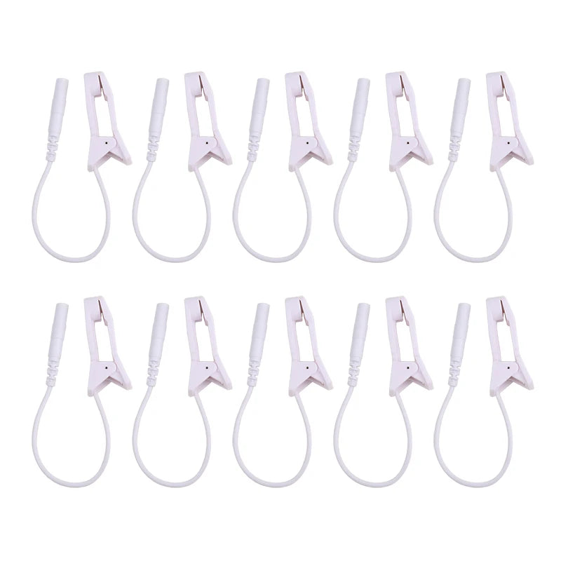 2.0mm Ear Clip Electrode Lead Wires for TENS Massager