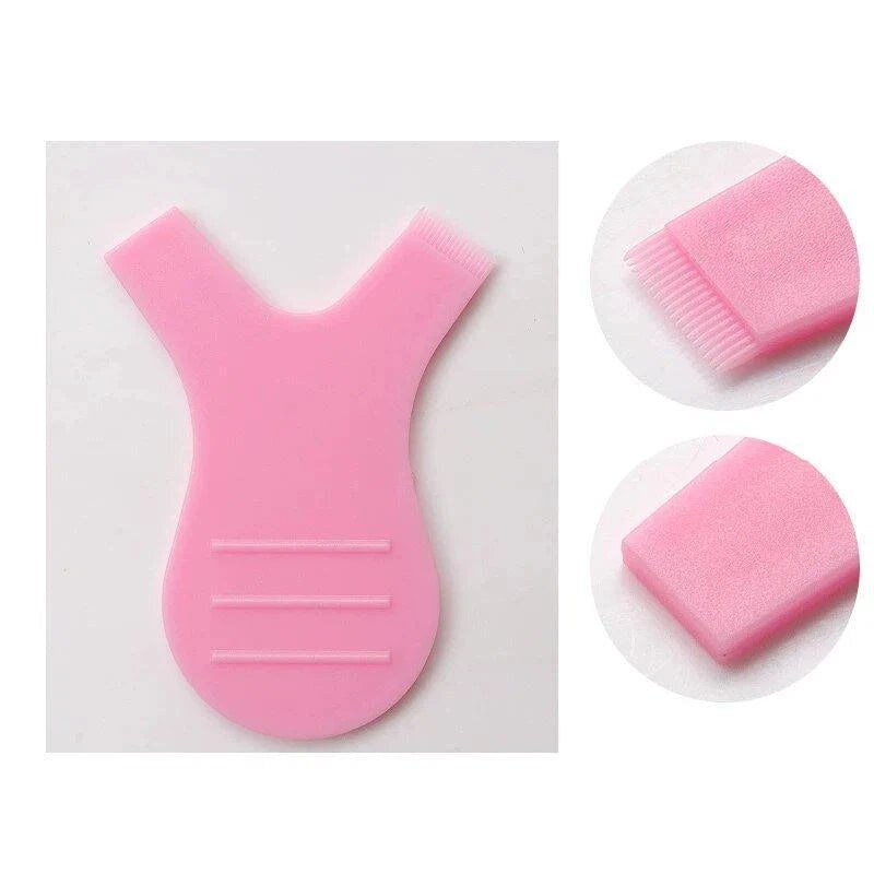 50pcs Y-Shape Eyelash Comb Brush – Lash Separator & Styling Tool