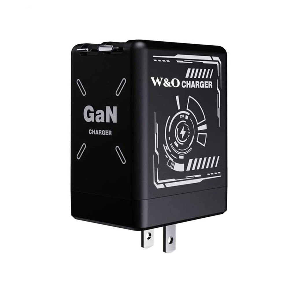 GaN 2-in-1 USB-C Fast Charger with Retractable Cable