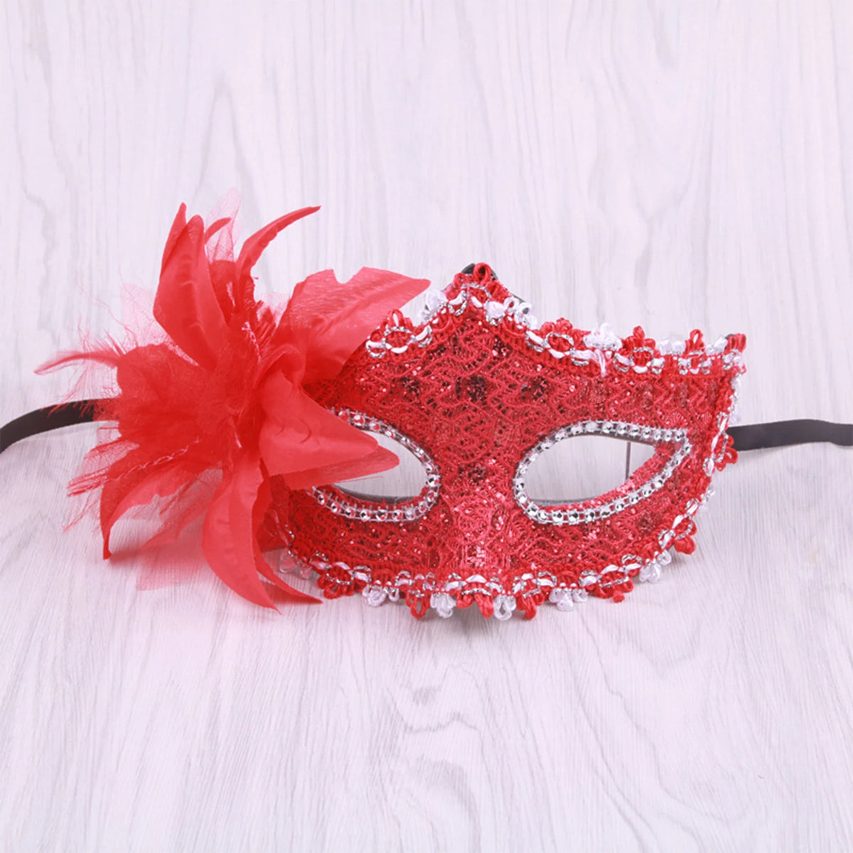 Rhinestone Masquerade Mask – Shiny Party & Photo Prop