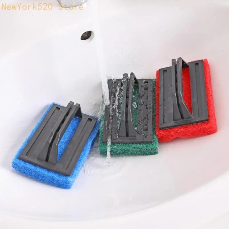 Handled Scrub Sponge Brush – Bathroom, Bathtub & Tile Cleaner