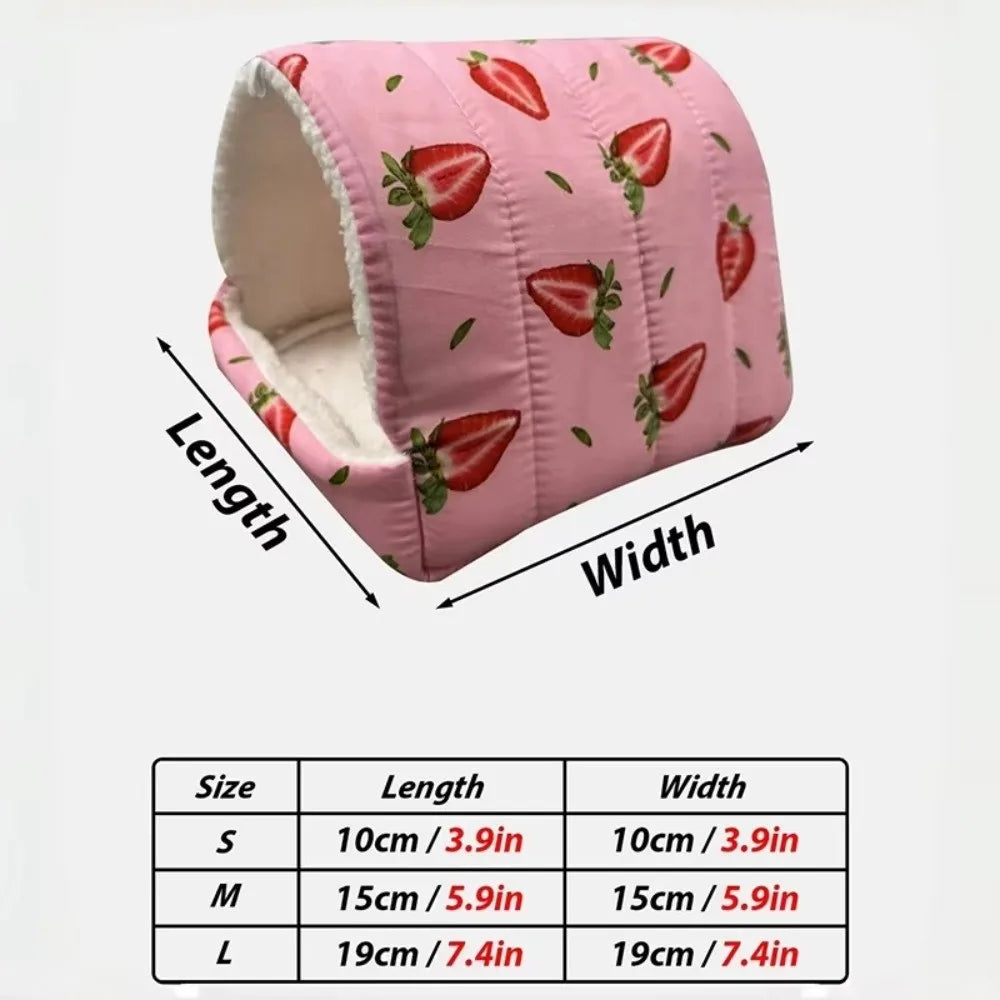 Warm Fleece Pet Hammock Nest for Hamster, Bird & Small Pets