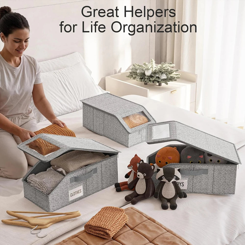 Foldable Baseball Cap Storage Box – Window & Zipper | VIBE