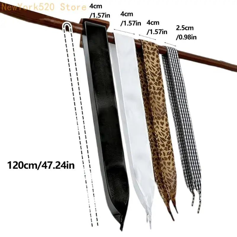 8-Pack Decorative Ribbon Shoelaces – Wide Polyester Laces