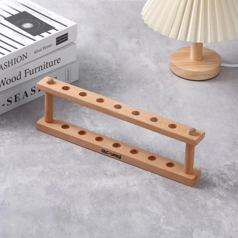 YAQi Beech Wood Safety Razor & Shaving Brush Holder Stand