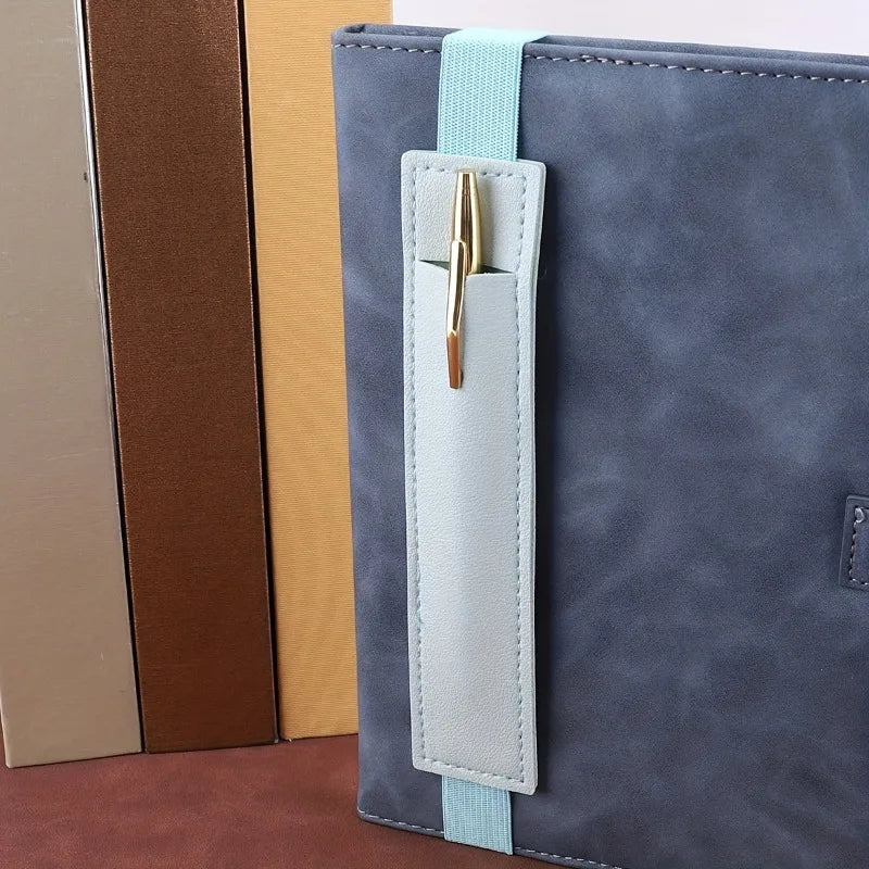 PU Leather Pen Holder & Storage Bag for School & Office