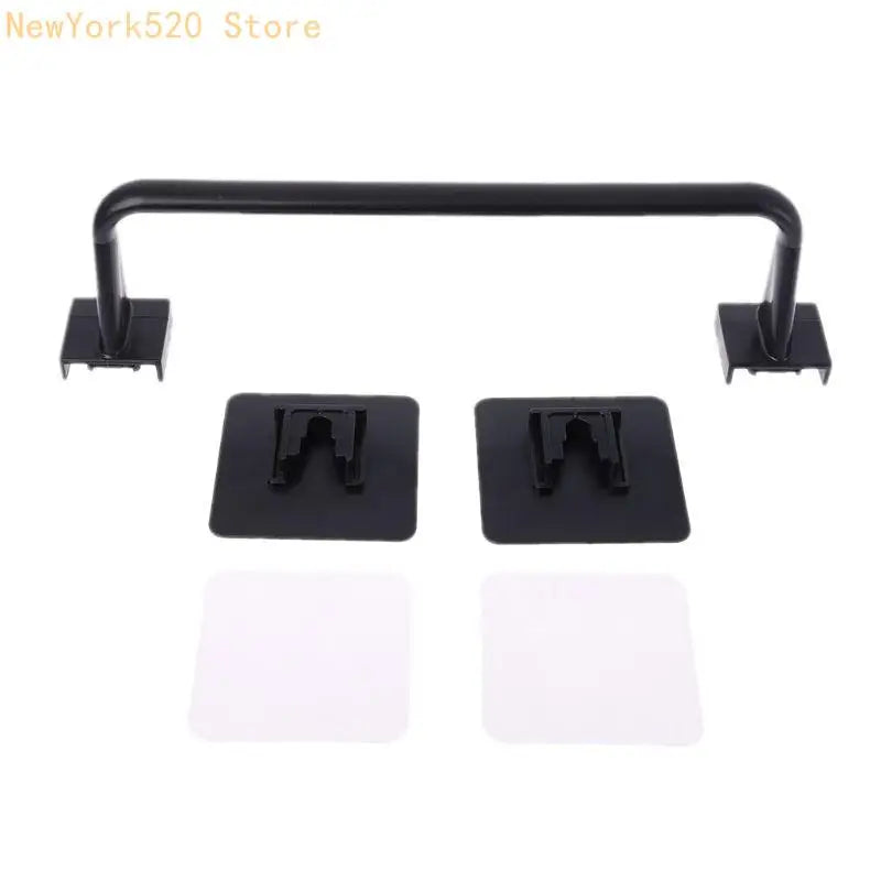 No-Drill Adhesive Wall Mount Towel Bar & Roll Holder