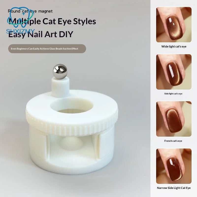 Cat Eye Nail Magnet Tool – 360° Rotating Nail Art Magnet