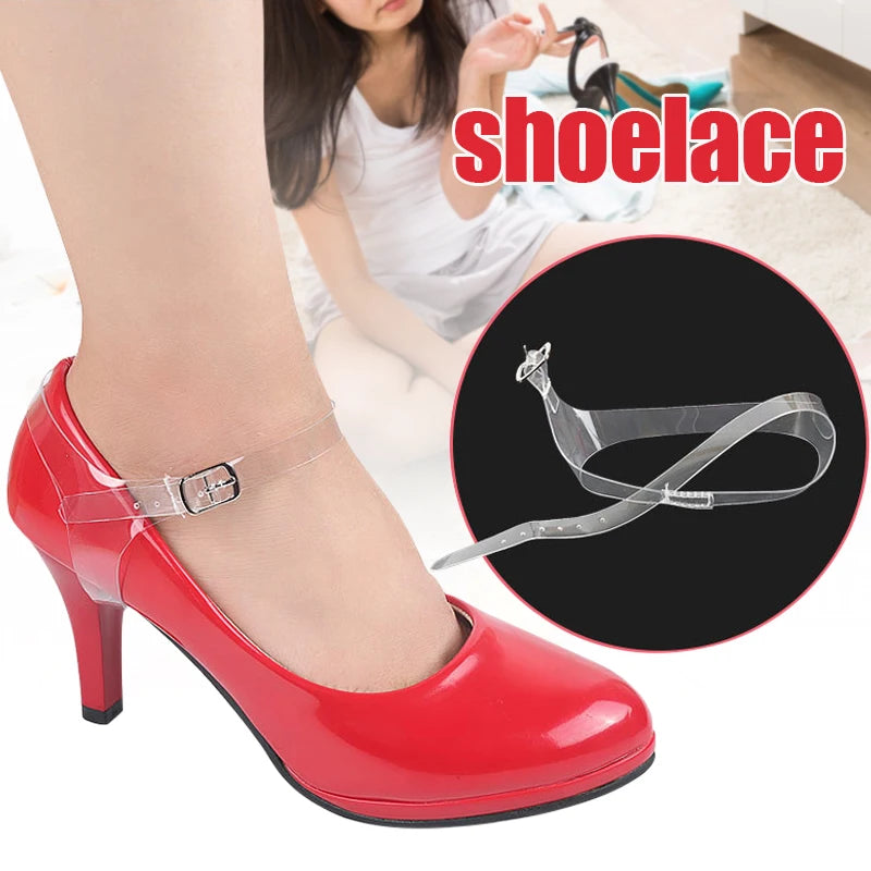 Transparent High Heel Shoe Straps for Women – 1 Pair
