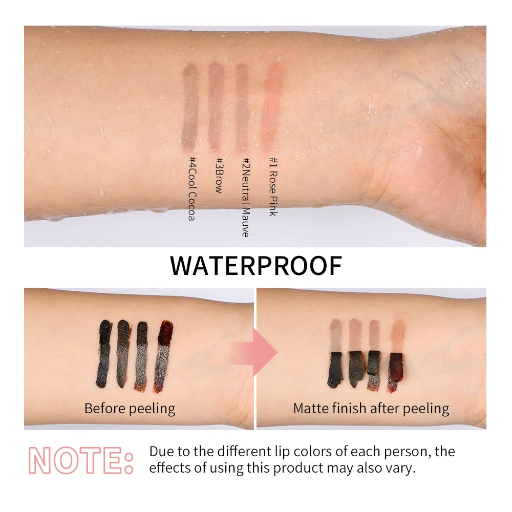 Peel-Off Lip Tint Liner – Waterproof Matte Long-Lasting Color