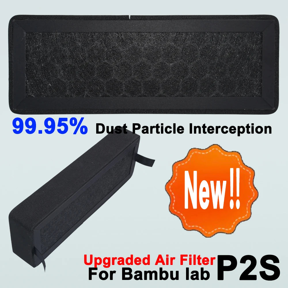 HEPA 13 Activated Carbon Air Filter for Bambu Lab P2S
