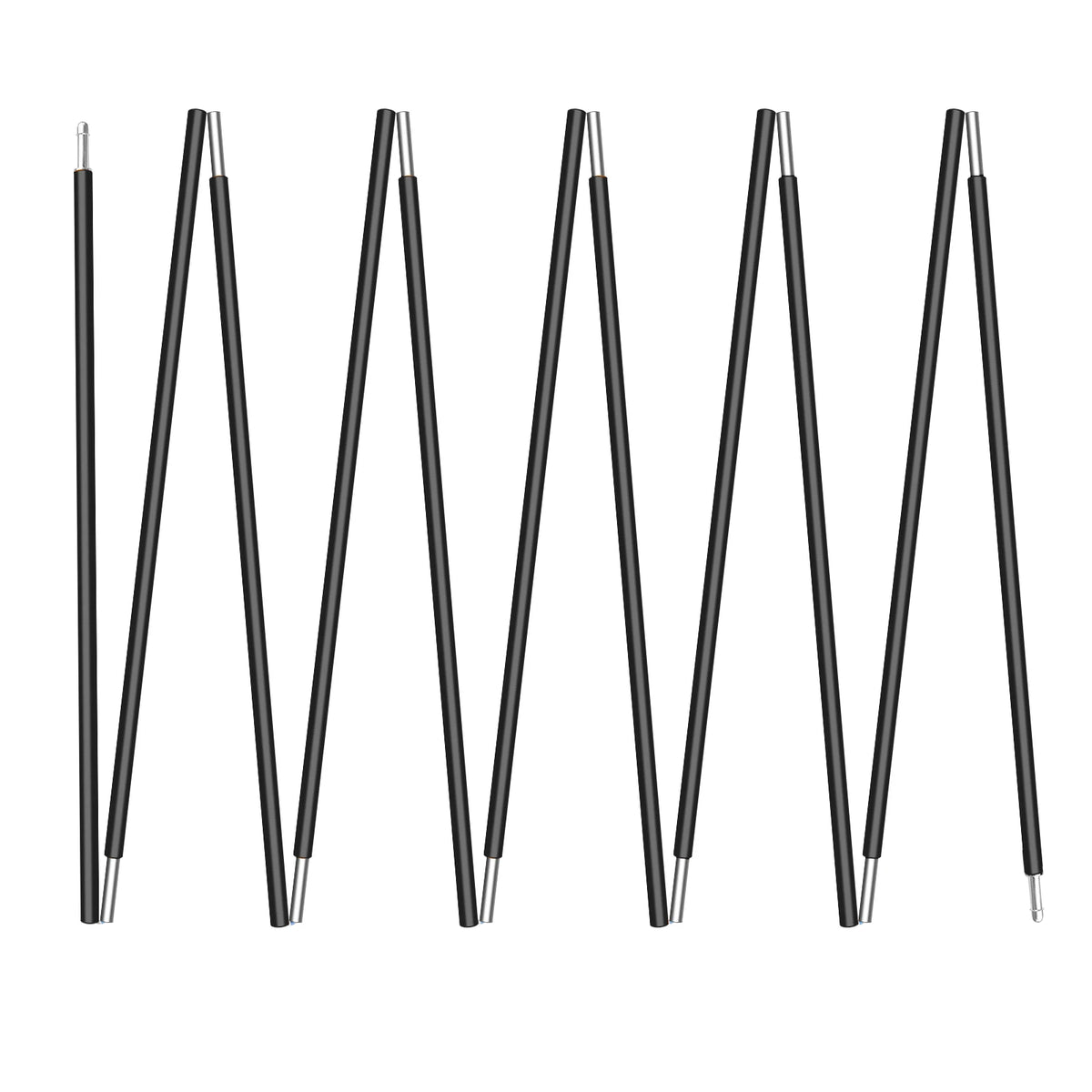 Aluminum Alloy Pre-Assembled Tent Pole Replacement Kit