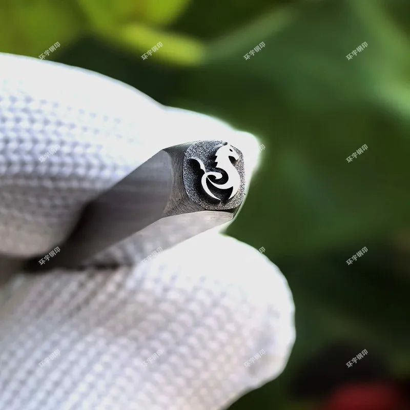 Zodiac Sign Steel Seal Engraving Tool – Custom Stamps