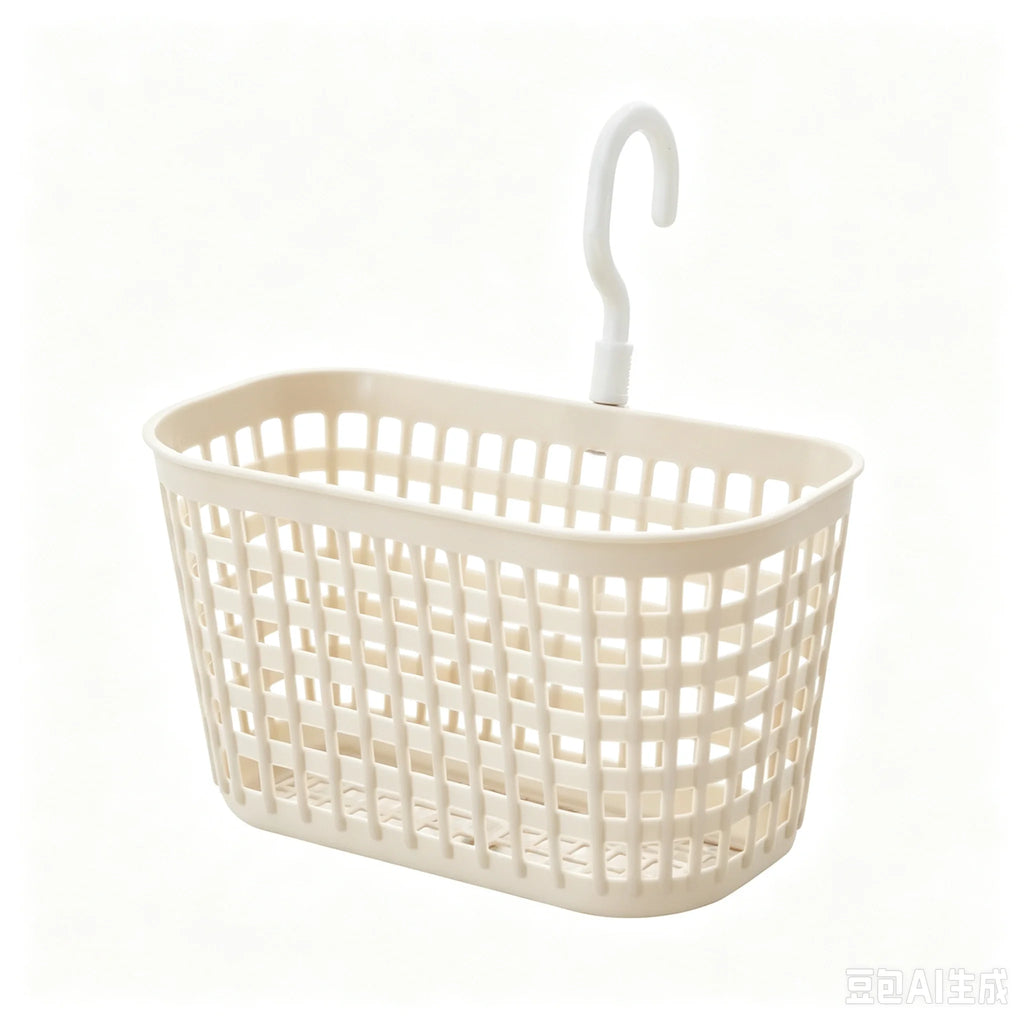 Hanging Storage Basket 360° Rotatable Hook – Kitchen & Bathroom