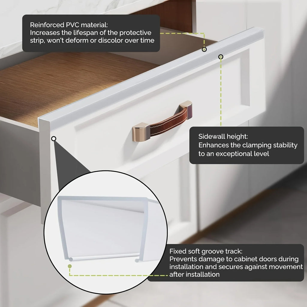 50cm Silicone Cabinet Edge Protector & Drawer Guard | VIBE