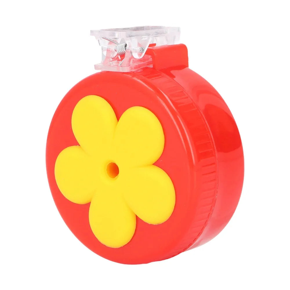 4-Pack Flower Hummingbird Clip Feeders with Cleaning Brushes