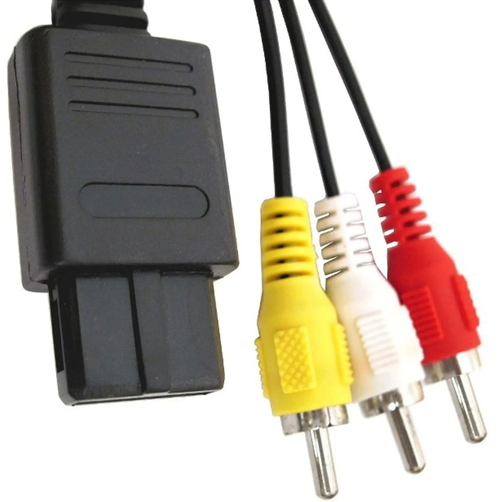 AV Composite Video Cable for N64/GameCube/SNES – 6 Feet