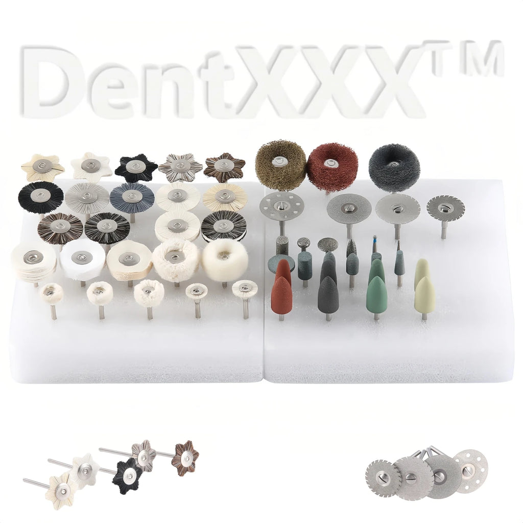 51Pcs HP Polishing Kit 2.35mm – Diamond Burs & Grinding Set
