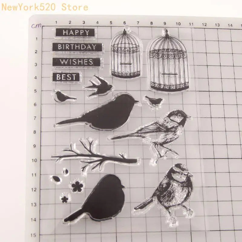 Bird Cage Silicone Clear Stamp – DIY Scrapbooking & Cards