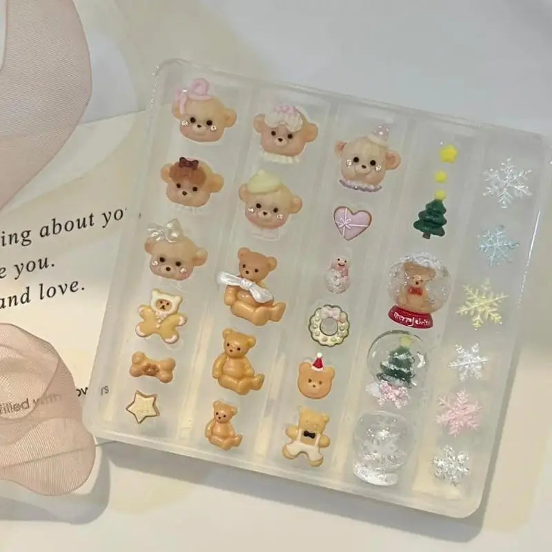 3D Nail Art Silicone Mold – Animal Fruit Butterfly DIY