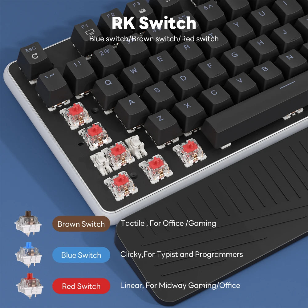 RK Royal Kludge RK918 108-Key RGB Mechanical Keyboard
