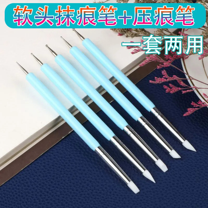 Double-Head Clay & Dot Drill Pen – Smear, Sculpt & Detail Tool
